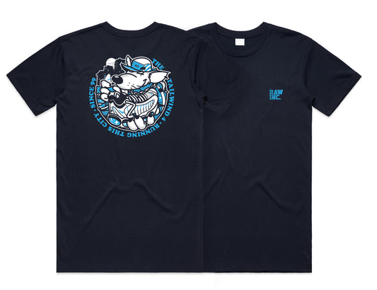 Raw Inc / Tailwind 4 Navy Blue T-Shirt