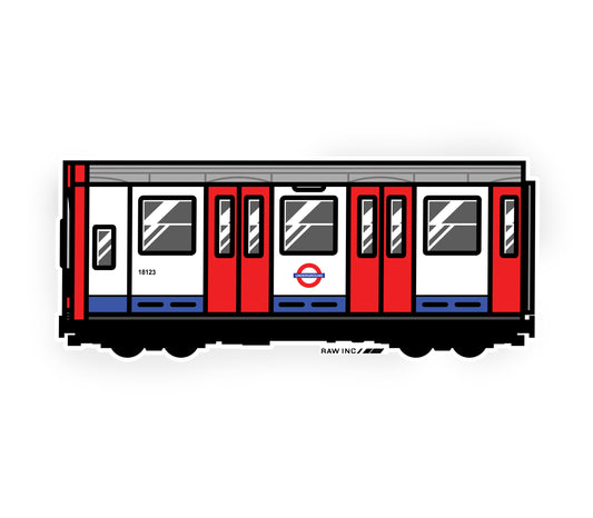 Raw Inc / UK London Underground 1992 train sticker