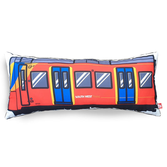 Raw Inc / England BR707 South West train 65cm cushion