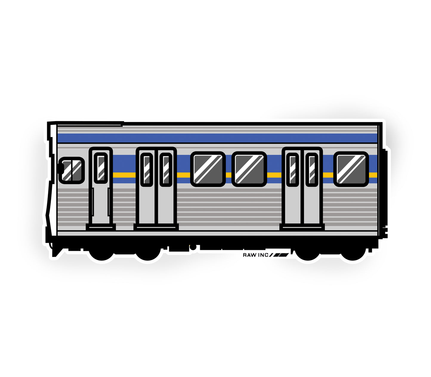 Raw Inc / Australian VIC Connex train sticker