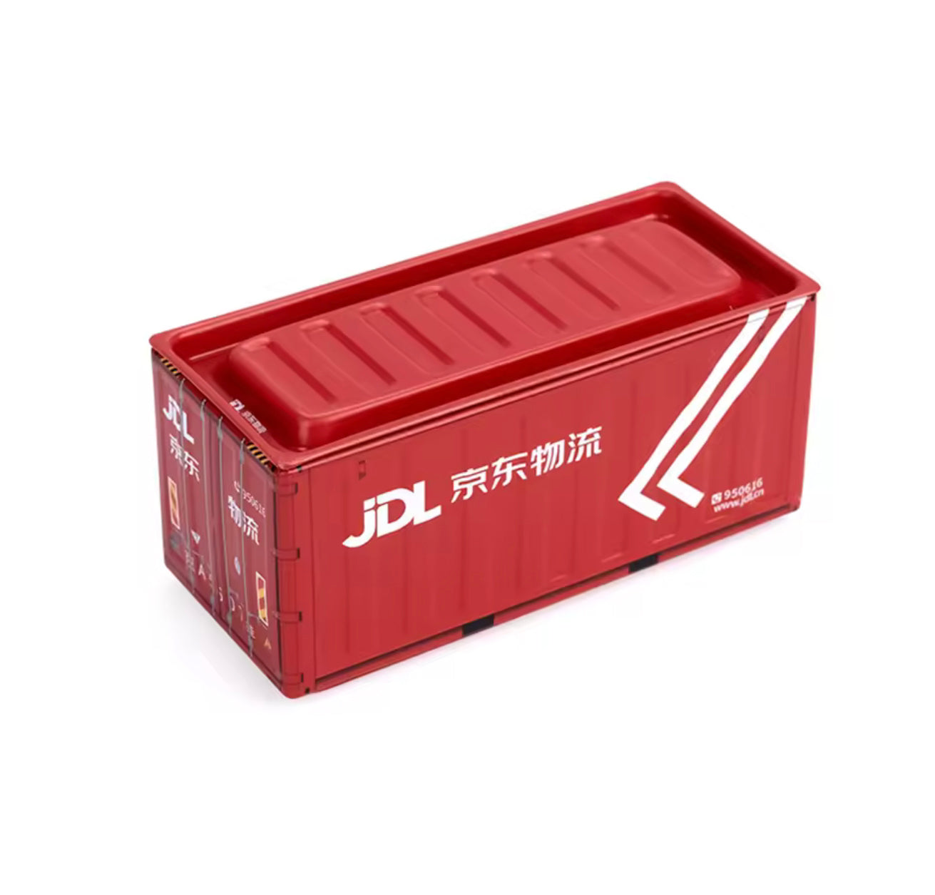 Freight / JDL Red Mini Tin Shipping Storage container