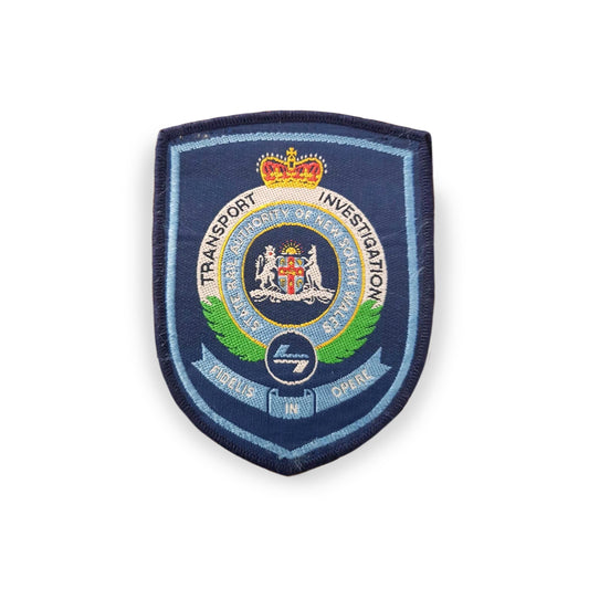 State Rail Transport Investigation Woven Patch