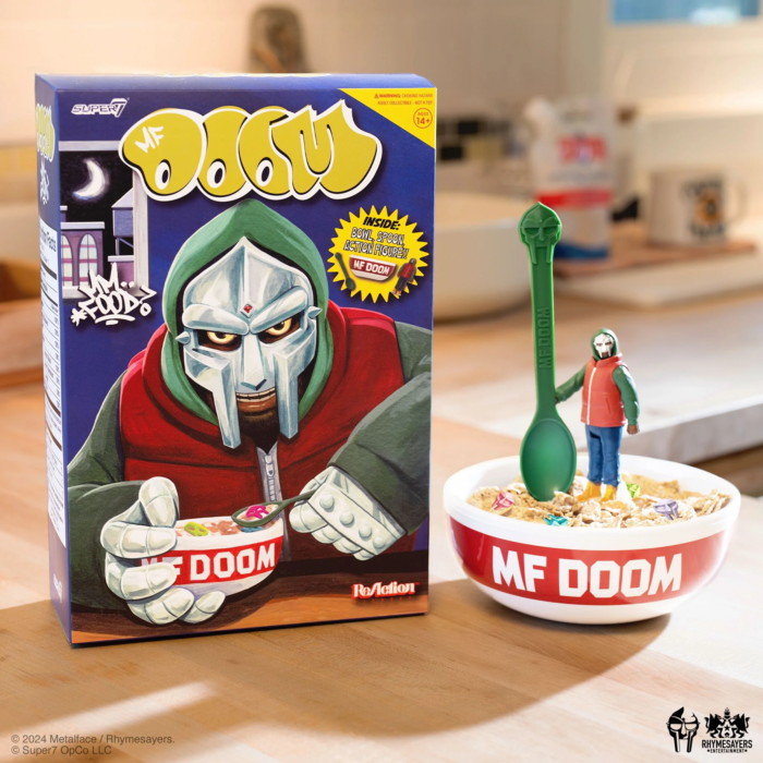 Super7 / 3.75" MF Doom mmm Food ReAction Figure Cereal Bowl Set