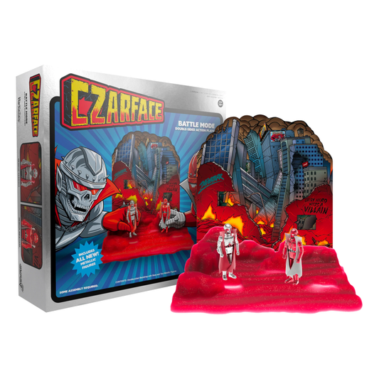 Super7 / 3.75" Czarface / Battle Mode Double-Sided ReAction Action Figure Scale Playset