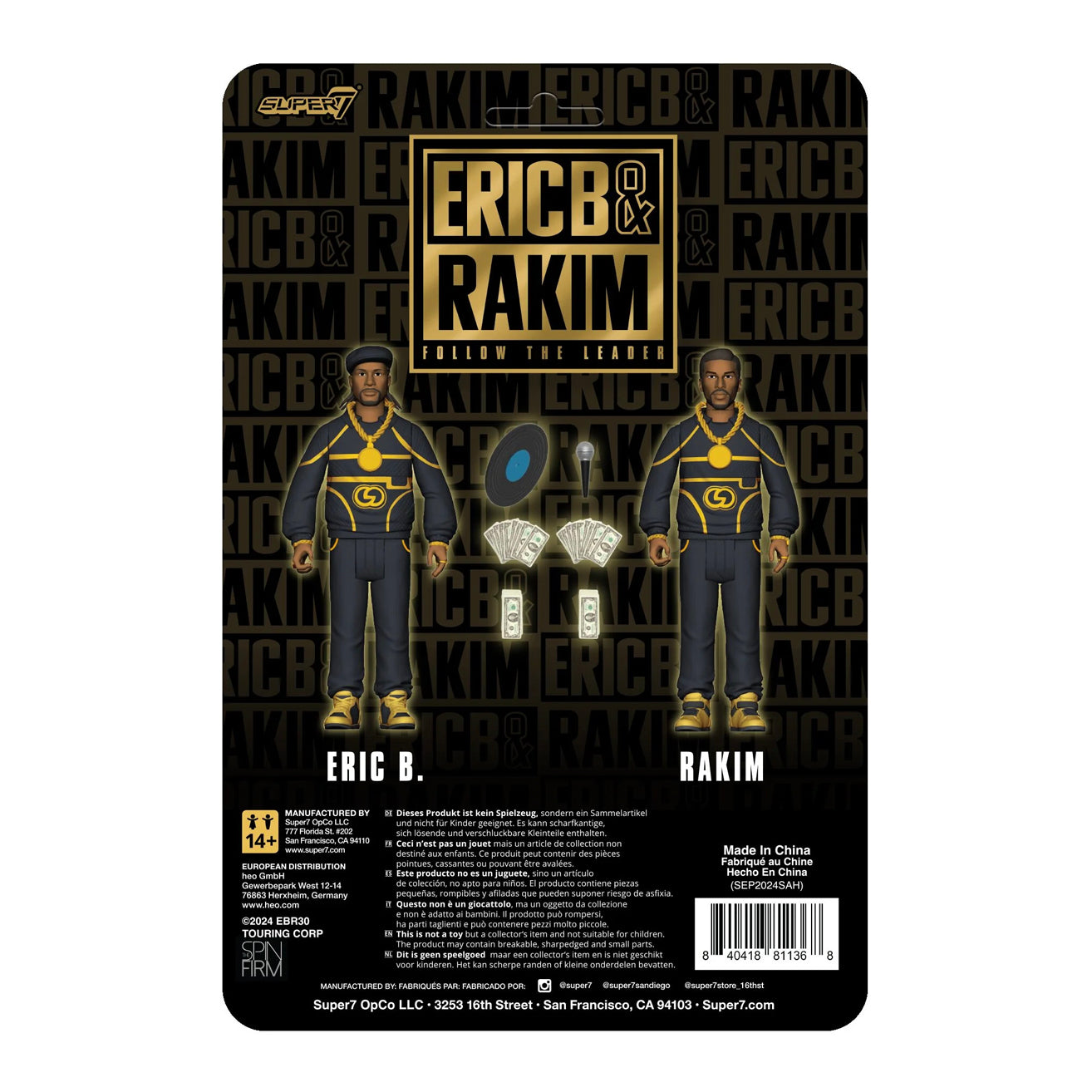Super7 / 3.75" Eric B. & Rakim ReAction Figures Wave 2