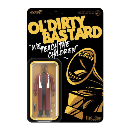 Super7 / 3.75" Ol’ Dirty Bastard - We Tech the Children ReAction Figure