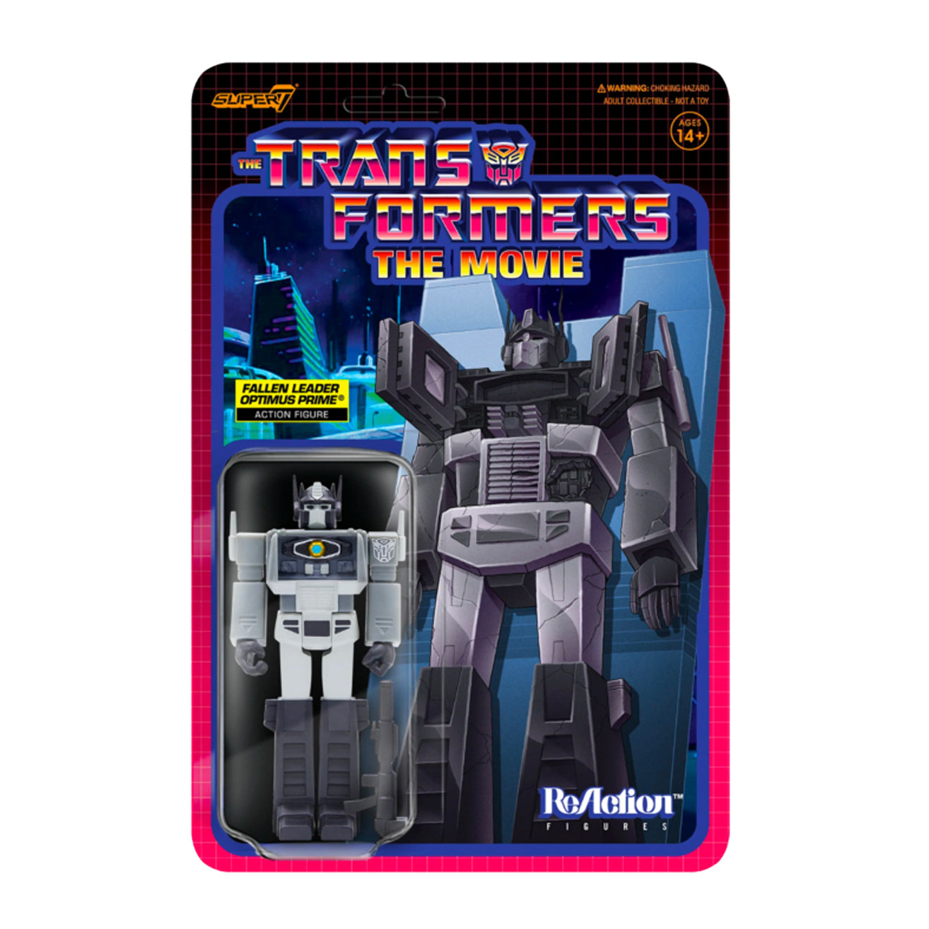 Super7 / 3.75" Transformers - Optimus Prime / Fallen Leader ReAction Figure