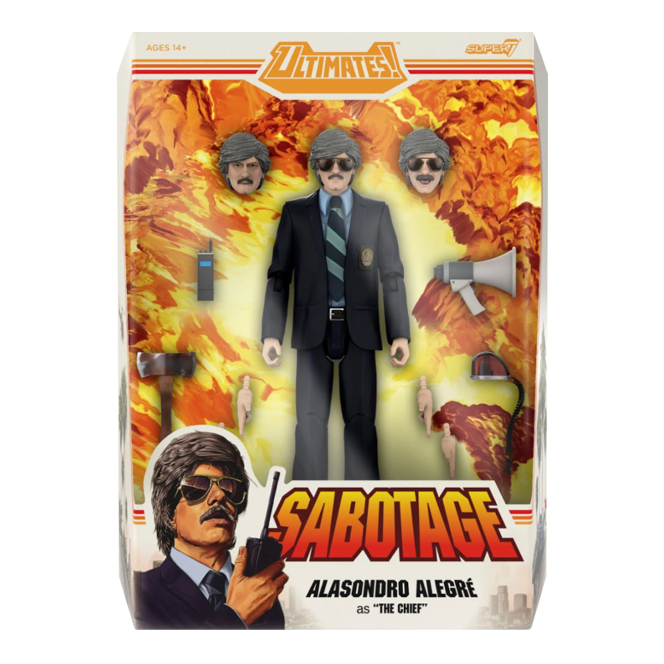 Super7 /  7" Beastie Boys - Sabotage / Alasondro Alegre as “The Chief" (Mike D) Ultimates Figure