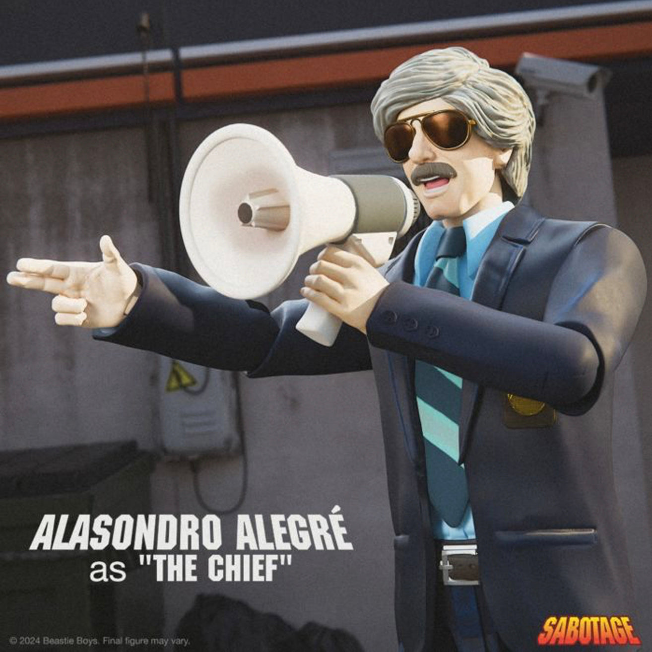 Super7 /  7" Beastie Boys - Sabotage / Alasondro Alegre as “The Chief" (Mike D) Ultimates Figure