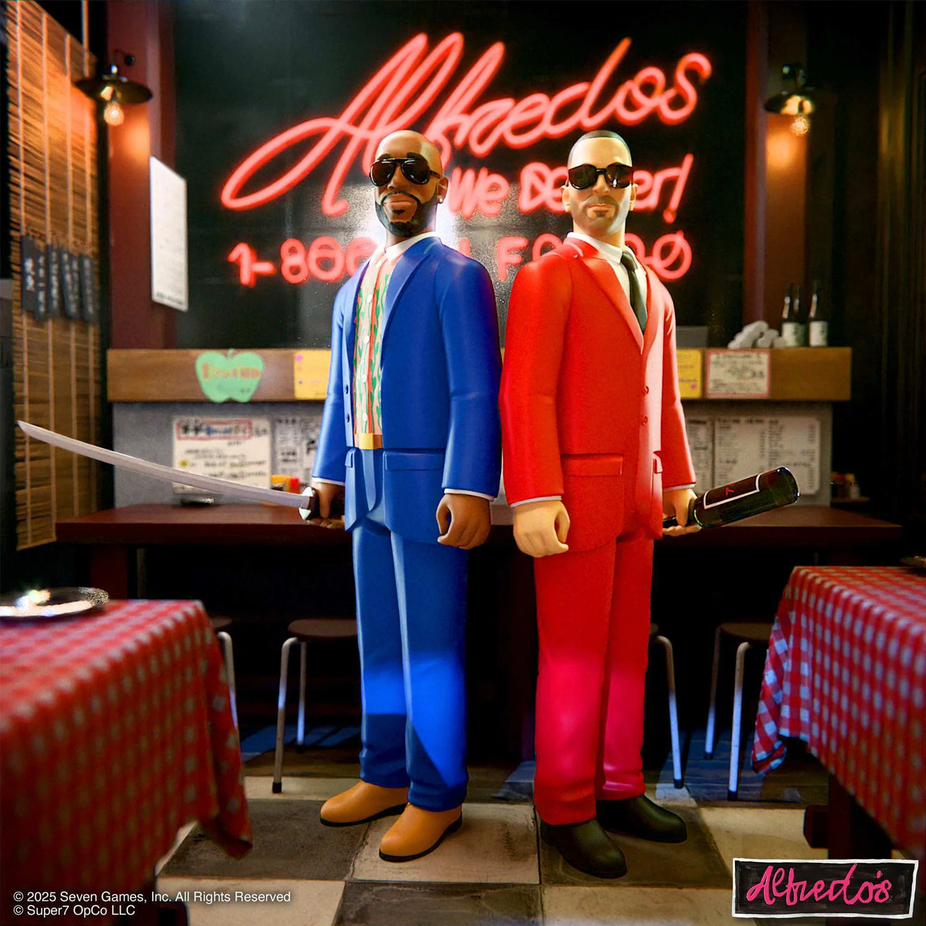 Super7 / 3.75" Alfredos - Freddie Gibbs & The Alchemist ReAction Figure Set