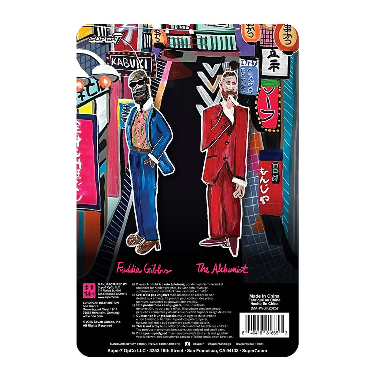 Super7 / 3.75" Alfredos - Freddie Gibbs & The Alchemist ReAction Figure Set