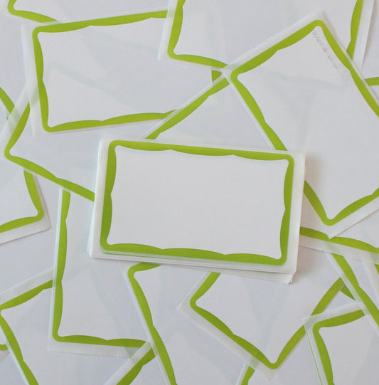 Supertack / Eggshell Lime Wavey Blanks 50pcs