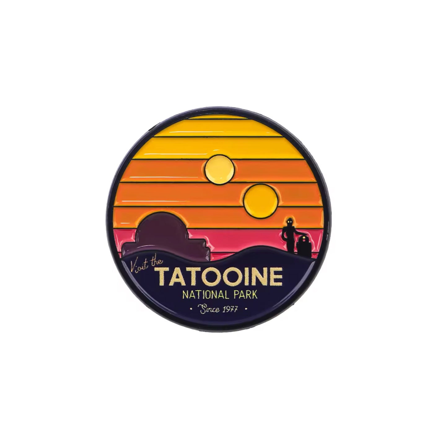 Tatoonie National Park Enamel Pin