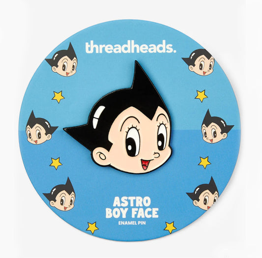 Threadheads / Astro Boy Face Enamel Pin