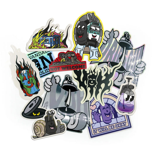 Vandals On Holidays / Set X sticker pack