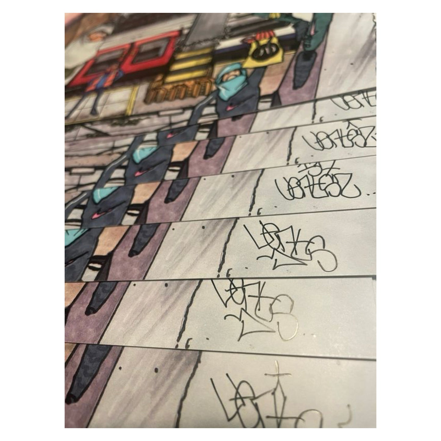 Vents137 / Battle of Waterloo A3 print