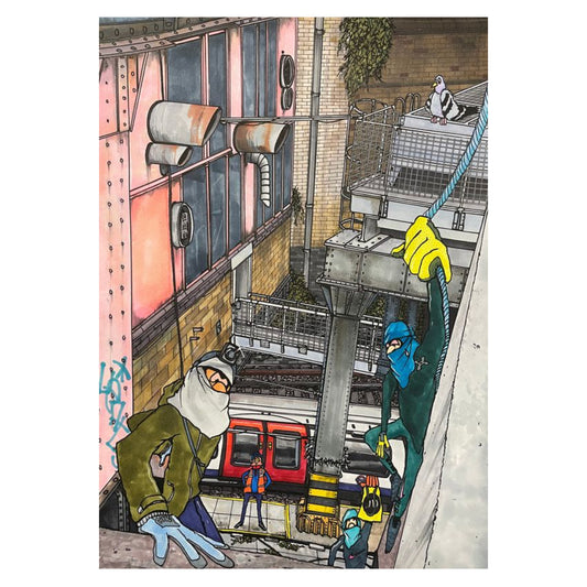 Vents137 / Battle of Waterloo A3 print