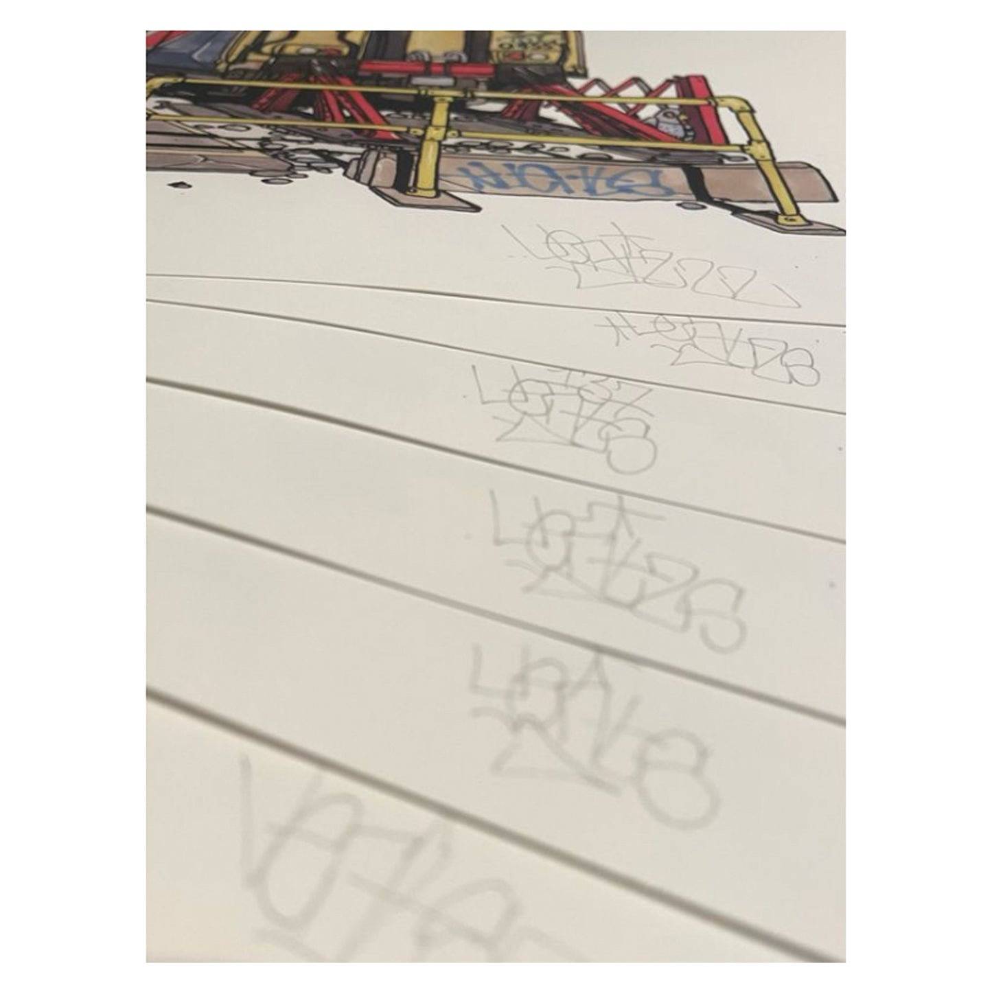 Vents137 / Farewell 455 A3 print