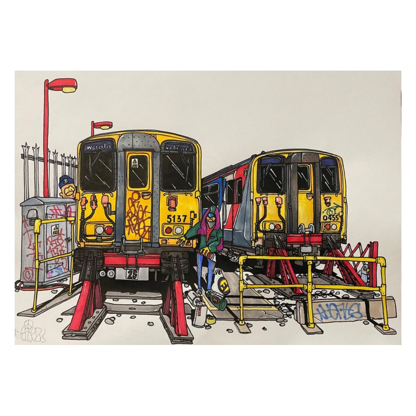 Vents137 / Farewell 455 A3 print