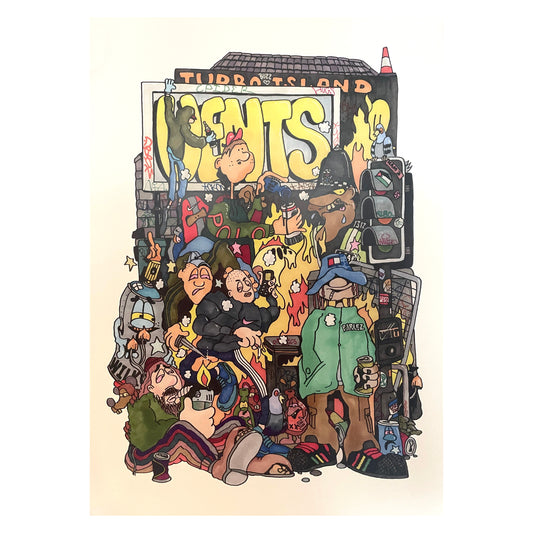 Vents137 / Turbo Island A2 print