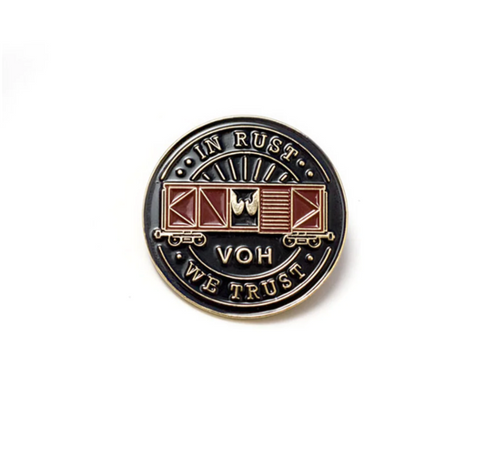 Vandals on Holidays / In Rust We Trust Enamel Pin