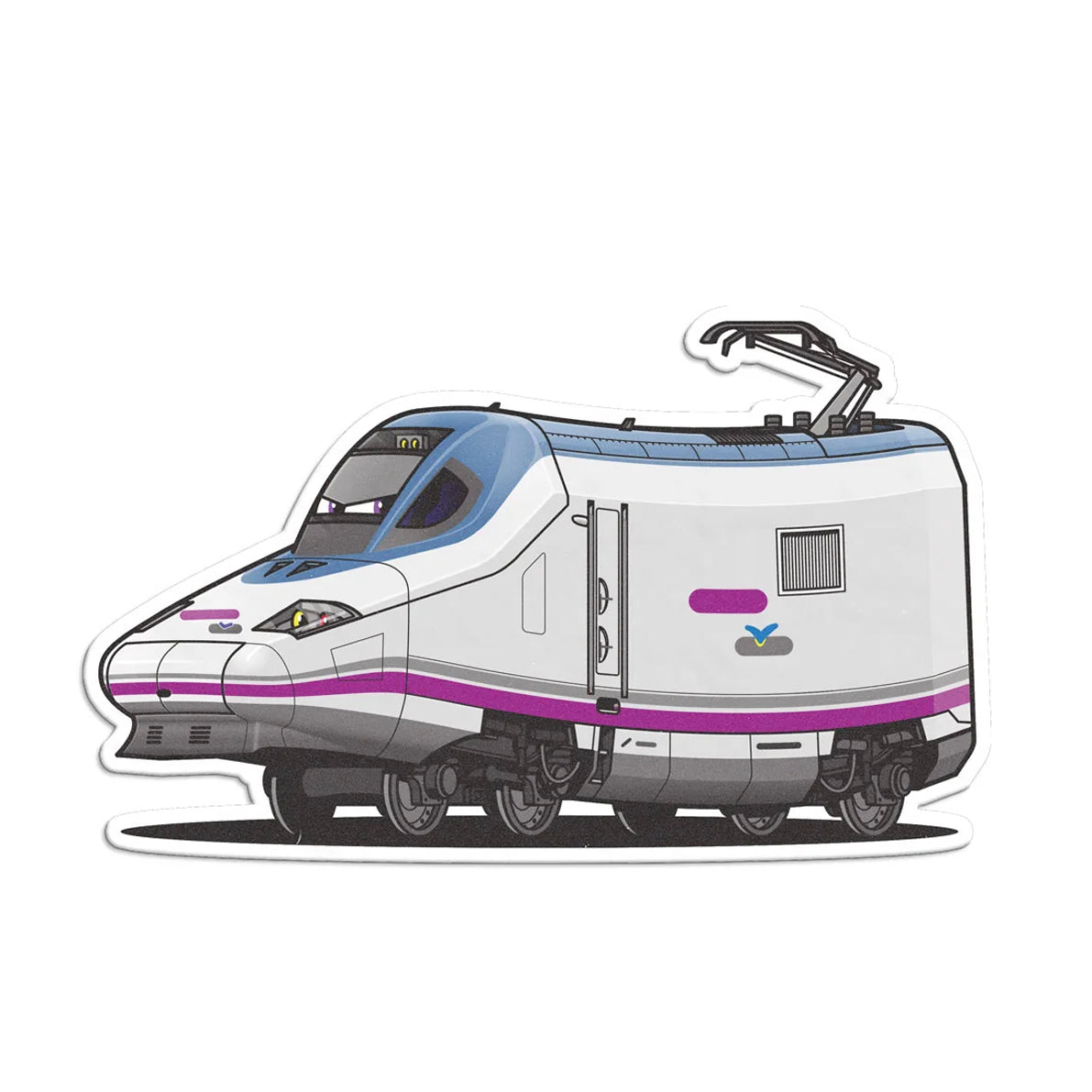 Vandals On Holidays / RENFE 102-112 Series AVE sticker