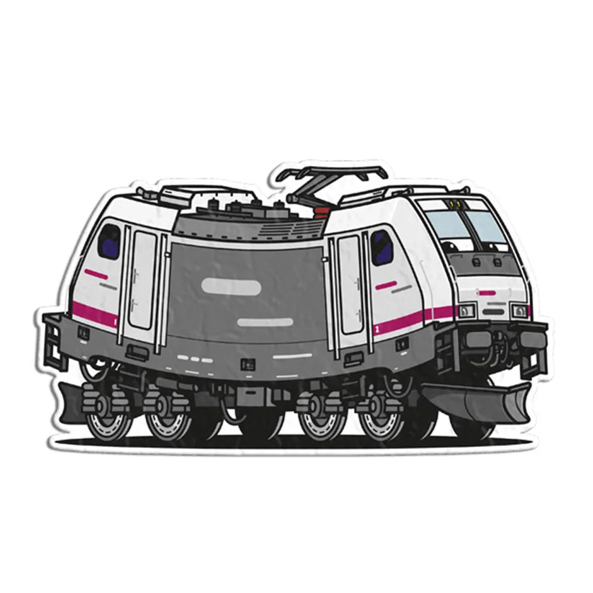 Vandals On Holidays / Renfe Electric Freight S253 sticker