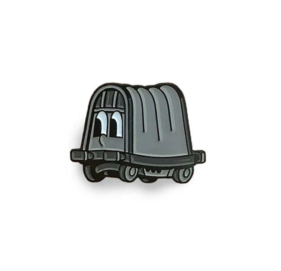 Vandals on Holidays / Shimms canvas Enamel Pin