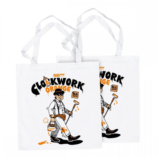 Montana Cans / Clockwork Orange tote bag by Clockwork
