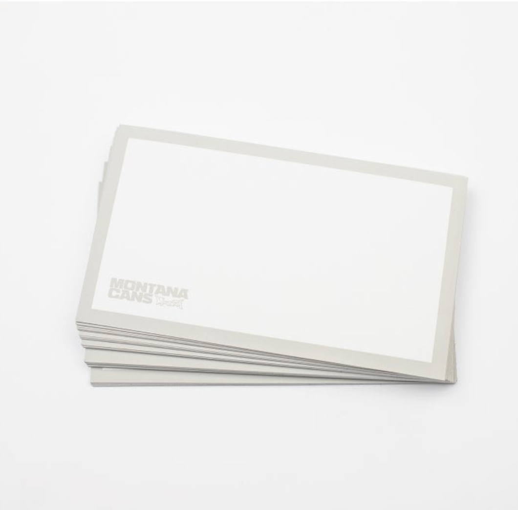 Montana Cans / White Eggshell Stickers
