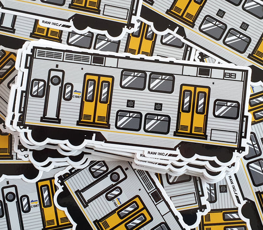 Raw Inc / Australian NSW K-Set train sticker